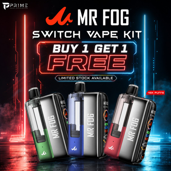Mr Fog Switch 45K Vape Kit Offer Buy 1 Get 1 Free