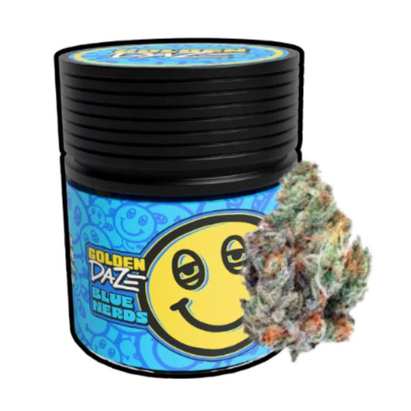 Golden Daze Private Reserve THCA Flower 3.5G Blue Nerdz