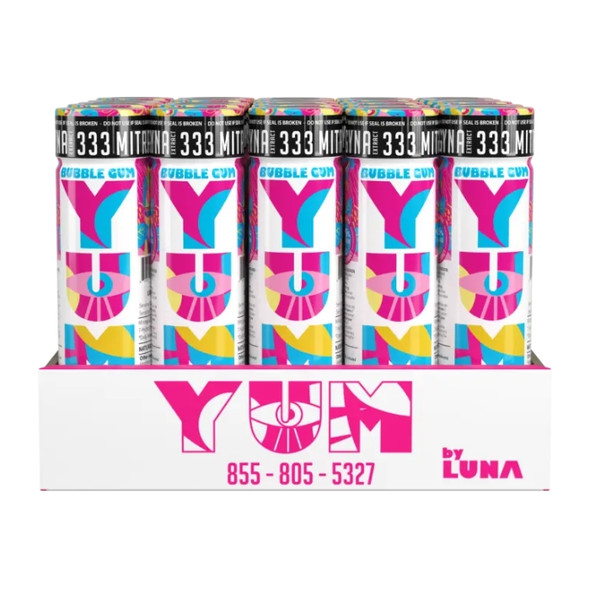 YUM Bubble Gum Liquid Kratom Extract 30ml front
