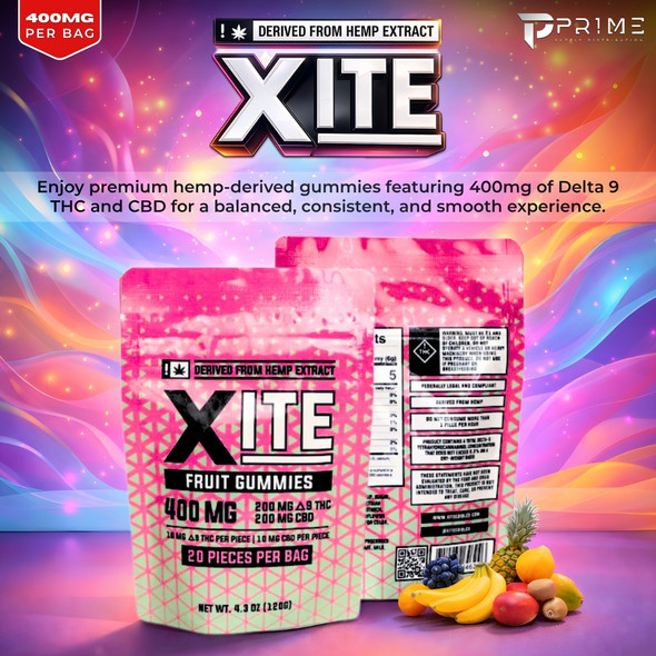 XITE Delta 9 Gummies 400MG main Features