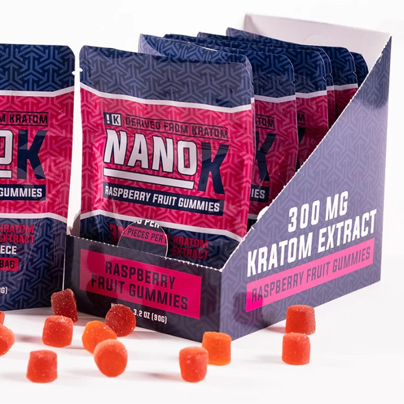 NanoK Kratom Gummies 300MG open pack