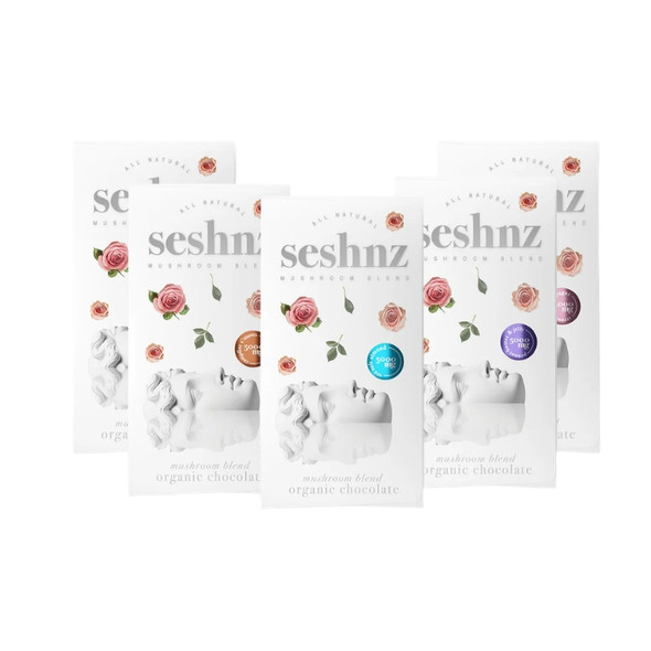 Seshnz Mushroom Blend Chocolate main Flavors