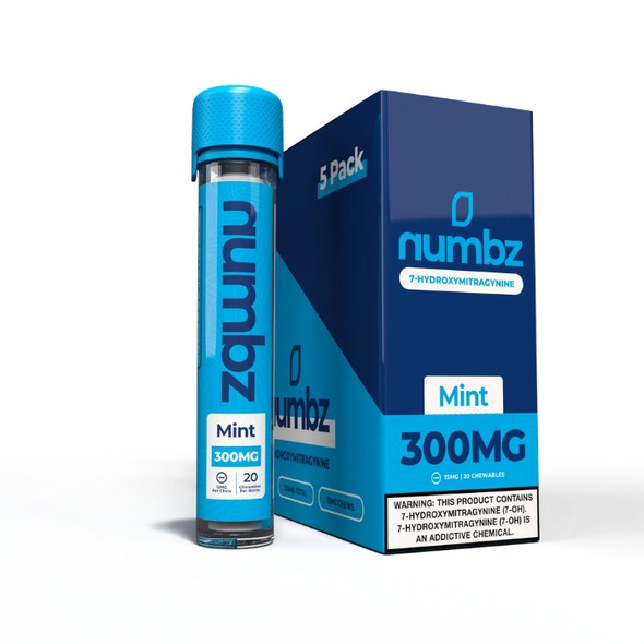 Numbz 7 Hydroxy Tablets Chew 300MG Mint