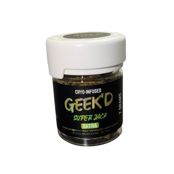 Geek'd THCP Cryo Infused Flower 7G Super Jack - Sativa