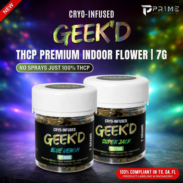 Geek'd THCP Cryo Infused Flower 7G Features
