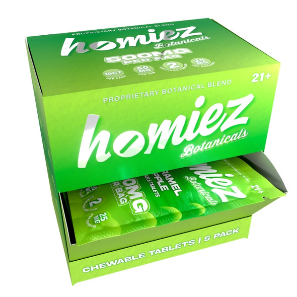 Homiez Botanical Cat Claw Tablets 500MG Caramel Apple