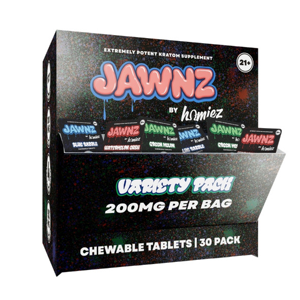 Jawnz MGM 15 Hydroxy Tablets 200MG By Homiez flavors