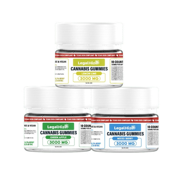 LegalHize Cannabis Gummies 3000MG Georgia Compliant