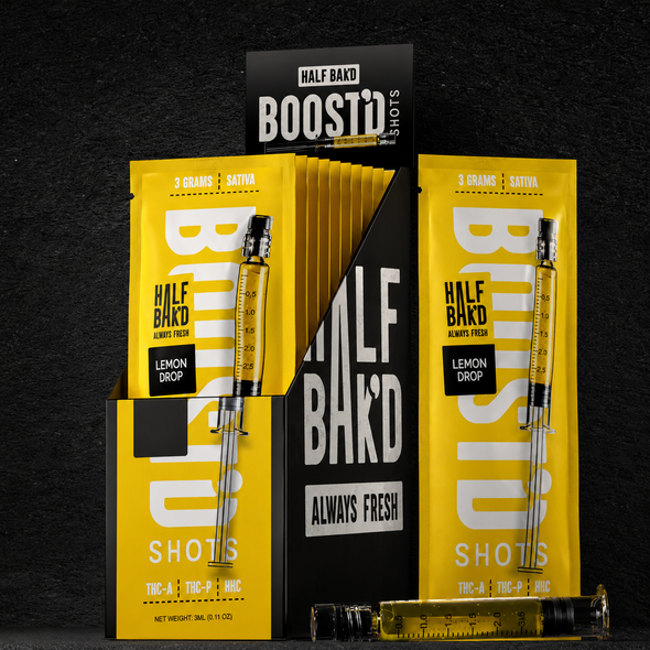 Half Bak'D Boost'D Hemp Infused Syringe 3G