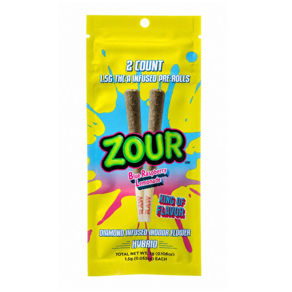 Zour Stash Diamond THCA Pre Rolls 1.5G