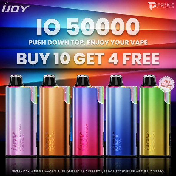 iJoy IO 50K Disposable Vape Features Buy More Get More