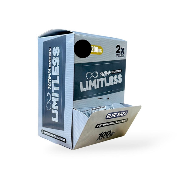 Blue Razz - Limitless Platinum Edition 7 Hydroxy Tablets 200MG