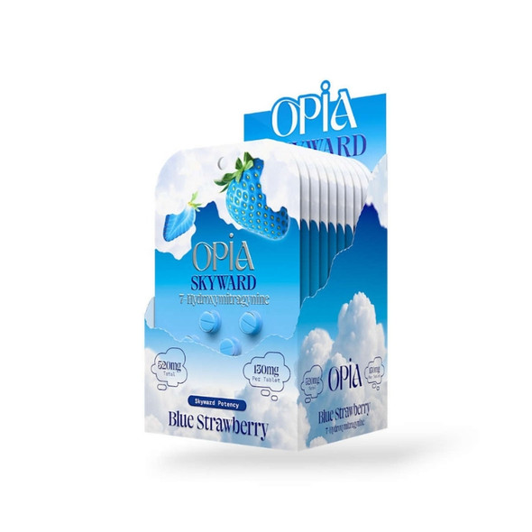Blue Strawberry - Opia Skyward 7 Hydroxy Tablets 130MG