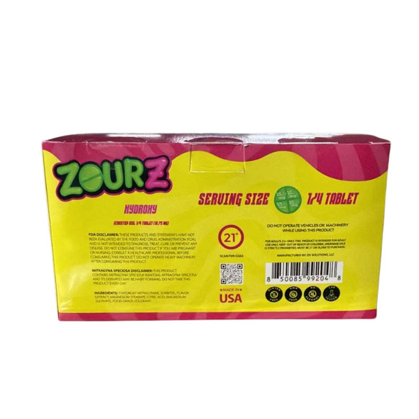 ZourZ 7 Hydroxy Tablets 150MG back