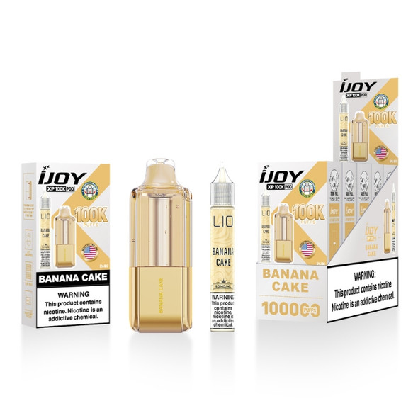 Banana Cake - iJoy XP100K Disposable Pod Texas Compliant
