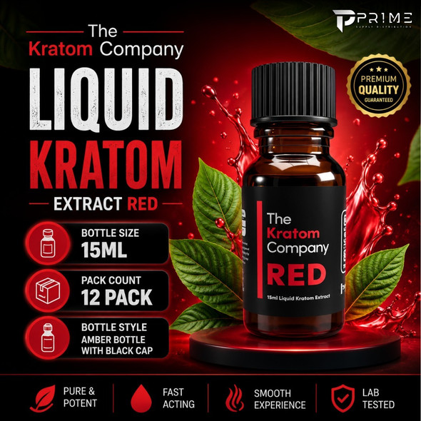 The Kratom Company Liquid Kratom Extract Red flavor
