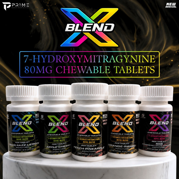 X Blend 7 Hydroxy Tablets 80MG Features