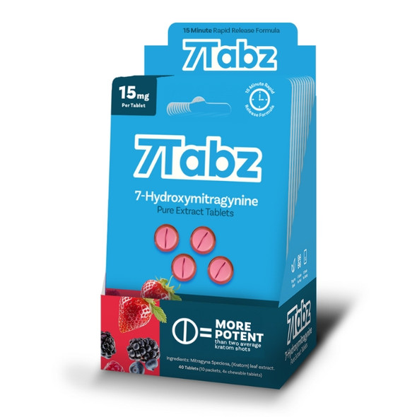 7 Tabz 7 Hydroxy Tablets Pure Extract 15MG Berry