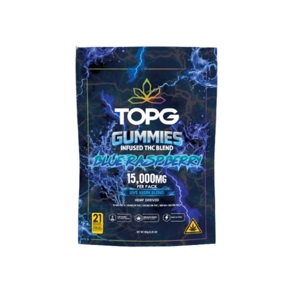 Top G Live Resin Blend Gummies 15000MG