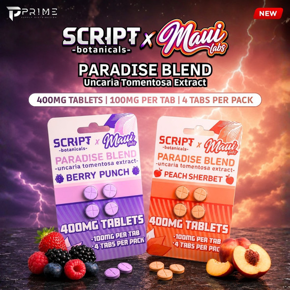 Script Cat Claw Botanical Tablets 400MG Features magic cats claw