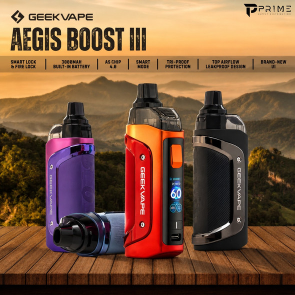 GeekVape Aegis Boost 3 Vape Kit Features