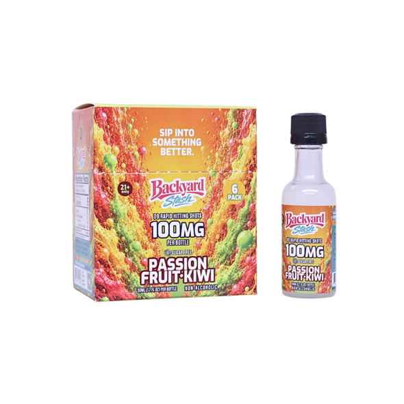 Backyard Stash Delta 9 Shots 100 MG - Passion Fruit Kiwi