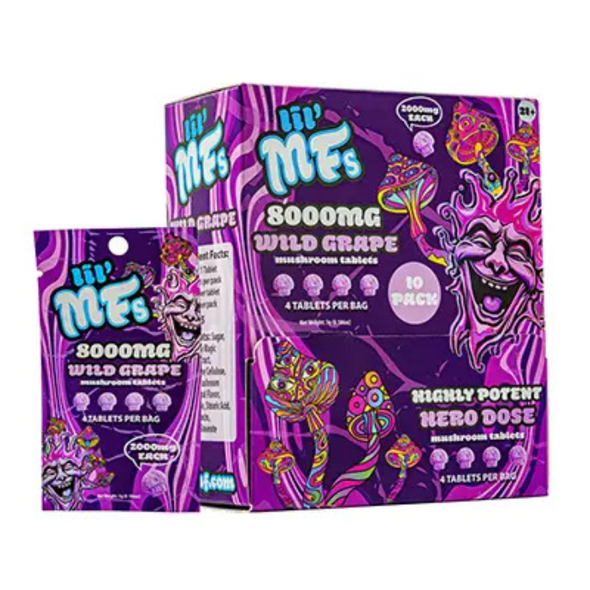 Lil Mfs Mushroom Tablets 2000MG - Wild Grape