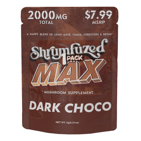 Shrumfuzed Max Chocolate Mushroom 2000MG Lion Mane - Dark Choco