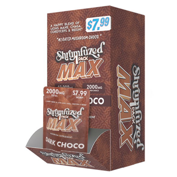 Shrumfuzed Max Chocolate Mushroom 2000MG Lion Mane - Dark Choco