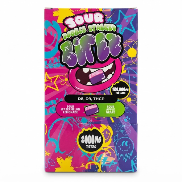BITEZ Sour Double Stacked Gummies 120000MG