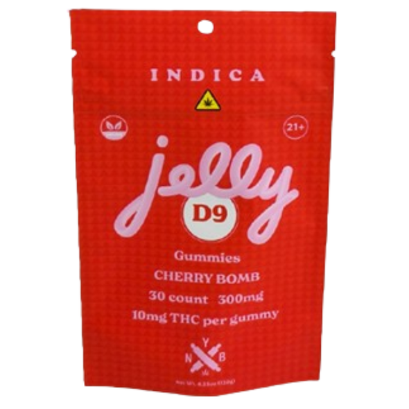 Jelly Delta 9 Gummies 300MG Texas Compliant - Cherry Bomb
