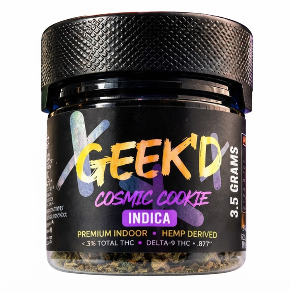 Geek'd  Premium Indoor Delta 9 Flower 3.5G
