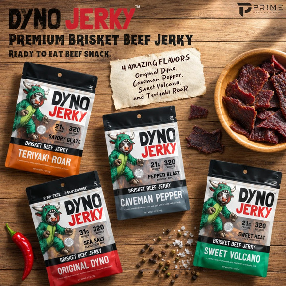 Dyno Jerky Brisket Beef Jerky Features