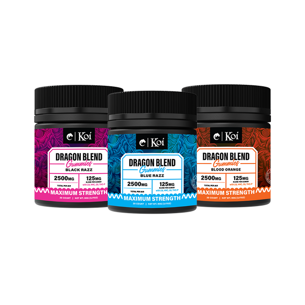 KOI DRAGON BLEND GUMMIES 2500MG | 6 PACK | 20CT