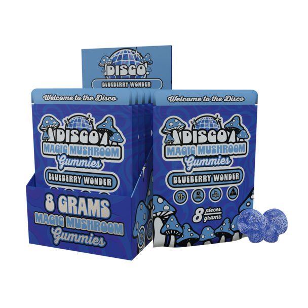 Disco Magic Mushroom Gummies 8G Blueberry wonder