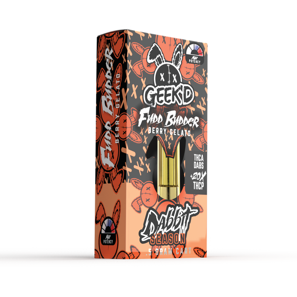 GEEK'D Dabbit Season THCA 20x Carts 0.5G - Fudd Budder Berry Gelato