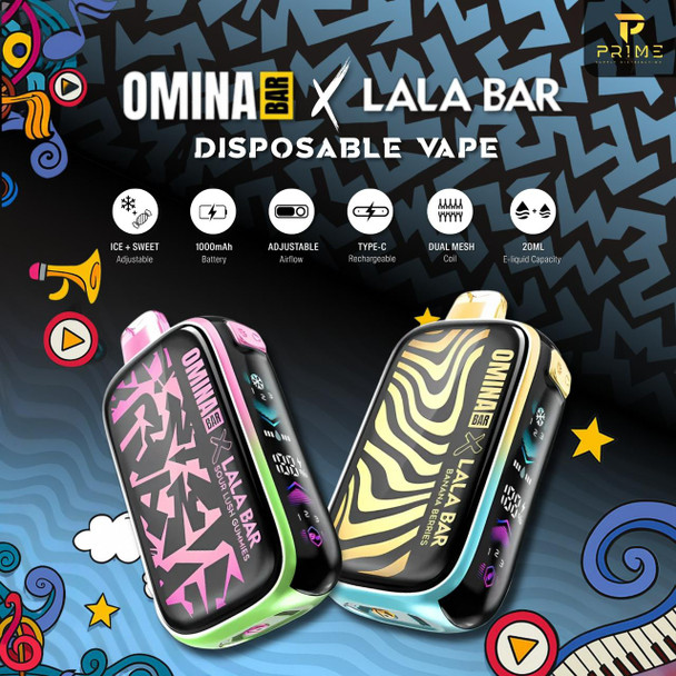 Omina Bar x Lala Bar 40K Disposable Vape