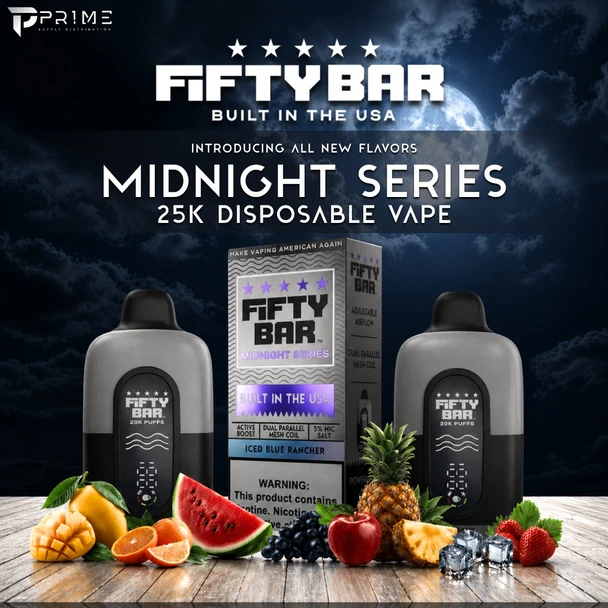 Fifty Bar Midnight Series Disposable Vape