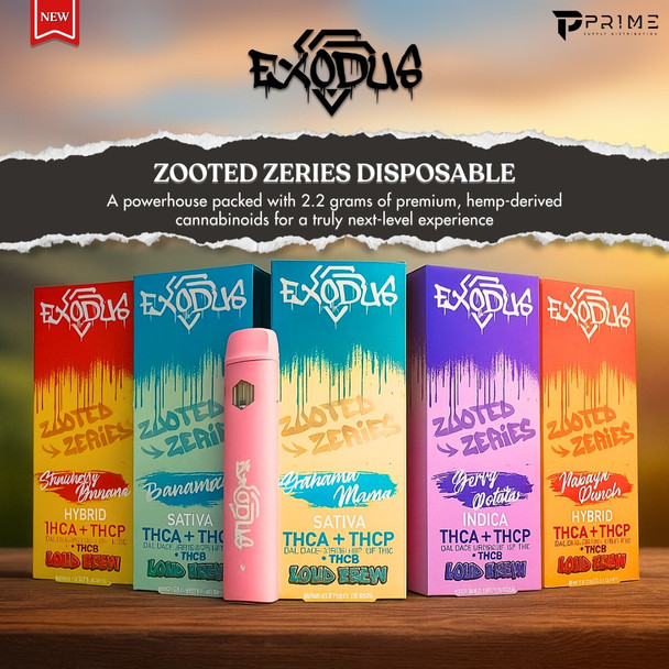 Exodus Zooted Zeries Disposable 2.2G