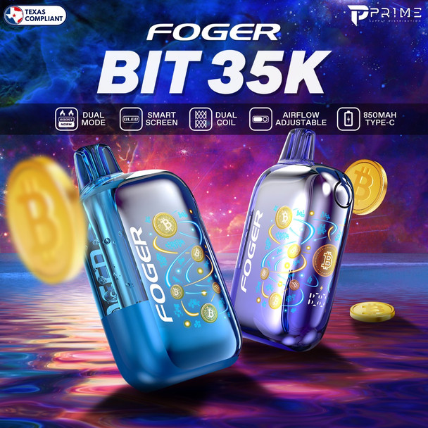 Foger Bit 35K Disposable Vape Texas Compliant