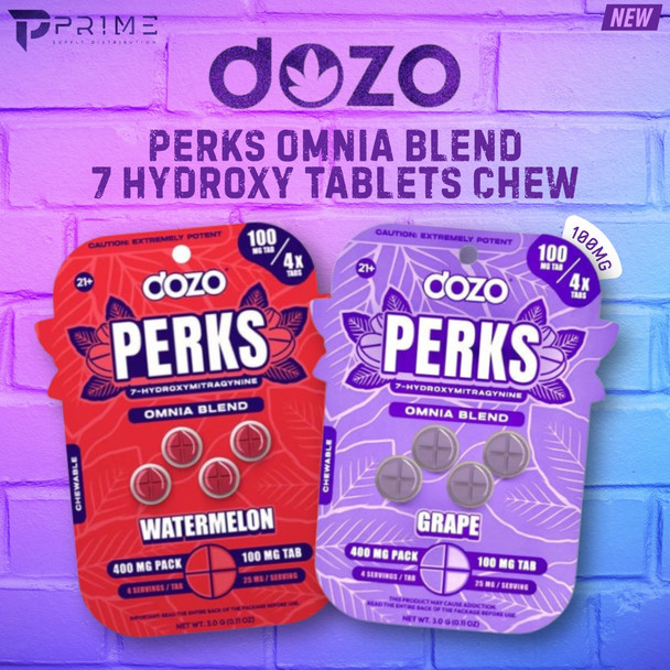 DOZO Perks Omnia Blend 7 Hydroxy Tablets Chew 100MG