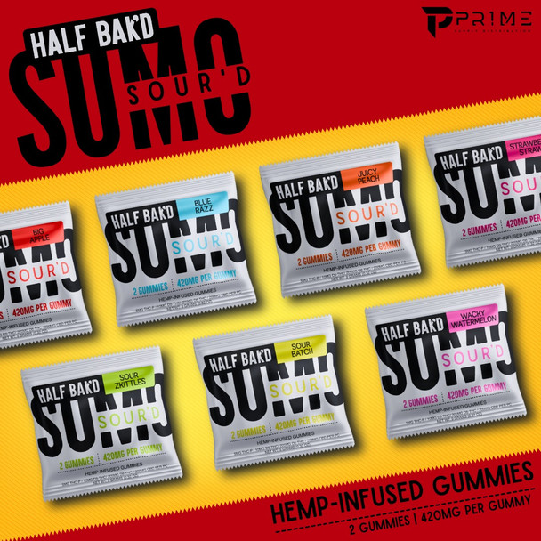 Half Bak'D Sour´d SUMO Gummies Features
