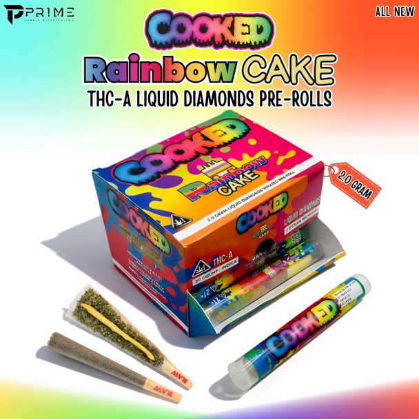 Cooked THCA Pre Rolls Liquid Diamonds 2G