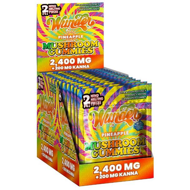 Wunder Kanna Mushroom Gummies 13000MG