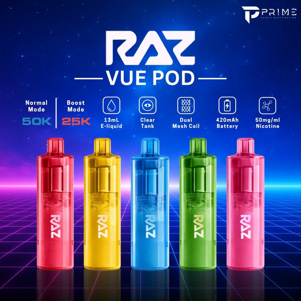 RAZ VUE 50K Disposable Pod