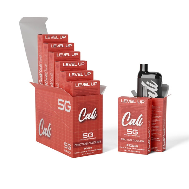 Cali Extrax Level Up Disposable Vape Live Resin 5G Cactus Cooler - Indica