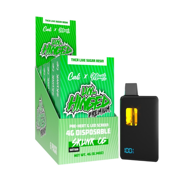 Cali Extrax x Maui Labs Unhinged THCA Disposable 4G Skunk OG - Sativa