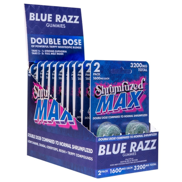 Shrumfuzed Max Mushroom Chocolate 3200MG Blue Razz