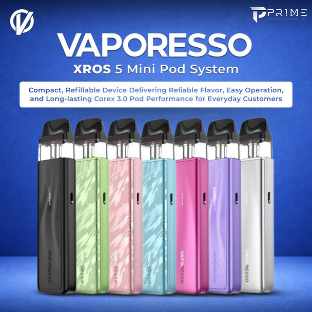 Vaporesso XROS 5 Mini Pod System Features