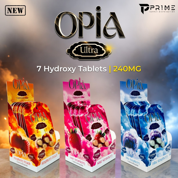 Opia Ultra 7 Hydroxy Tablets 60MG main Flavors